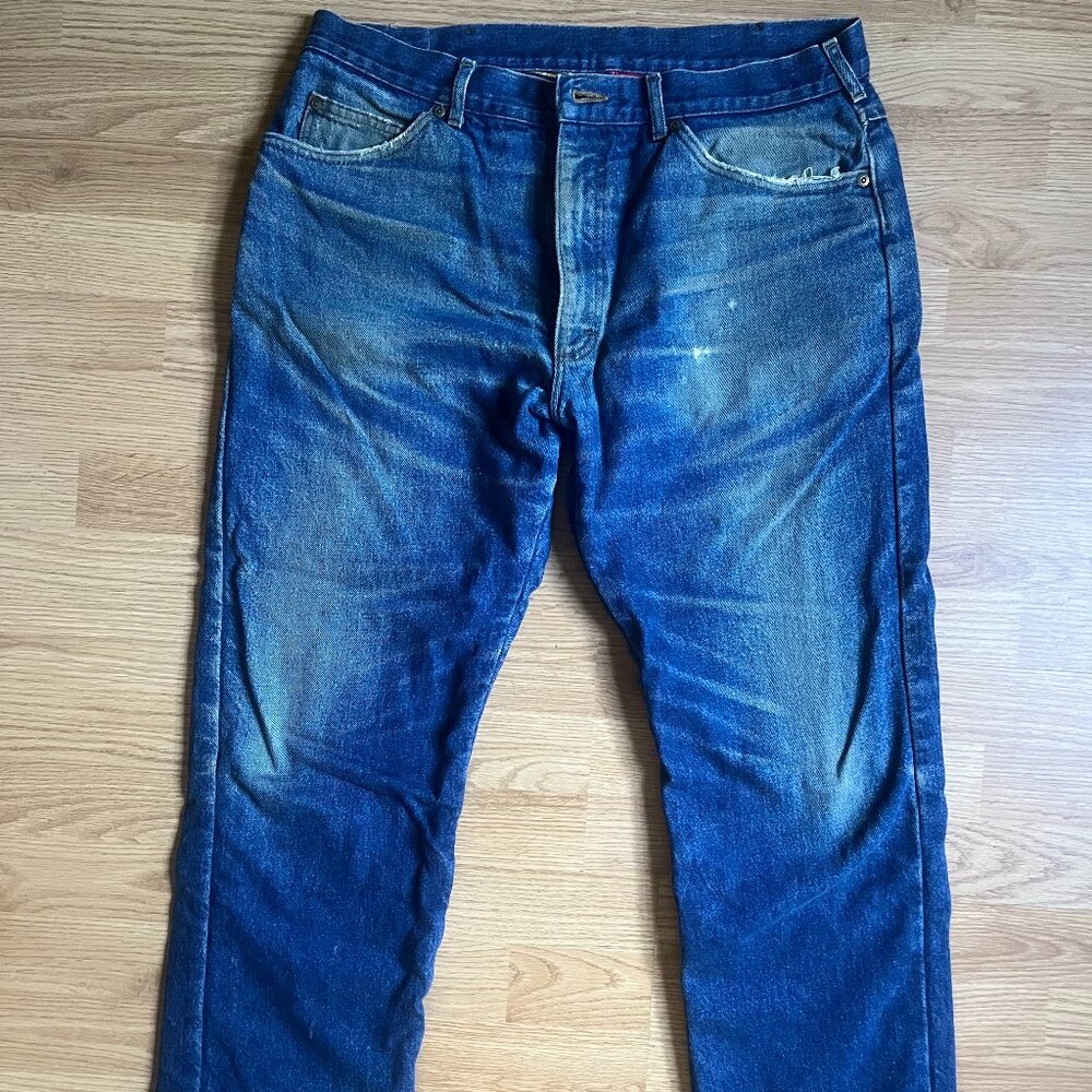 Vintage LL Bean Denim flannel lined AMAZING wear. 38x30